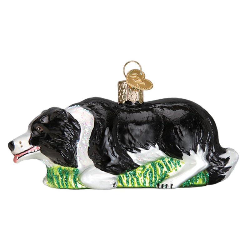 border collie ornaments figurines